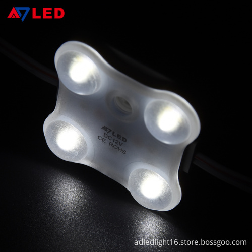 Adled Light 4 leds square 1.8W samsung 2835 led module korea for led glow sign boards